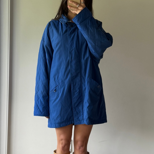 Vintage cosy blue jacket