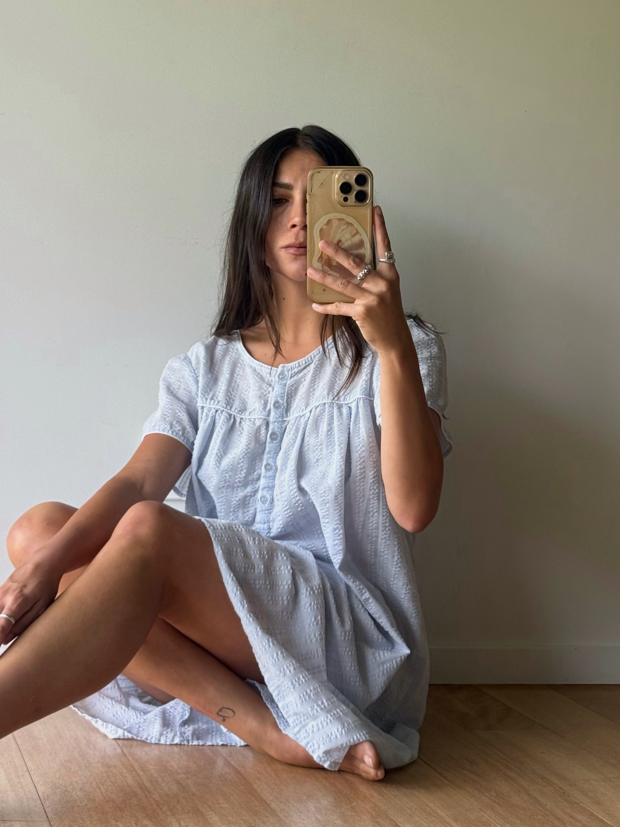 Cute powder blue nightie