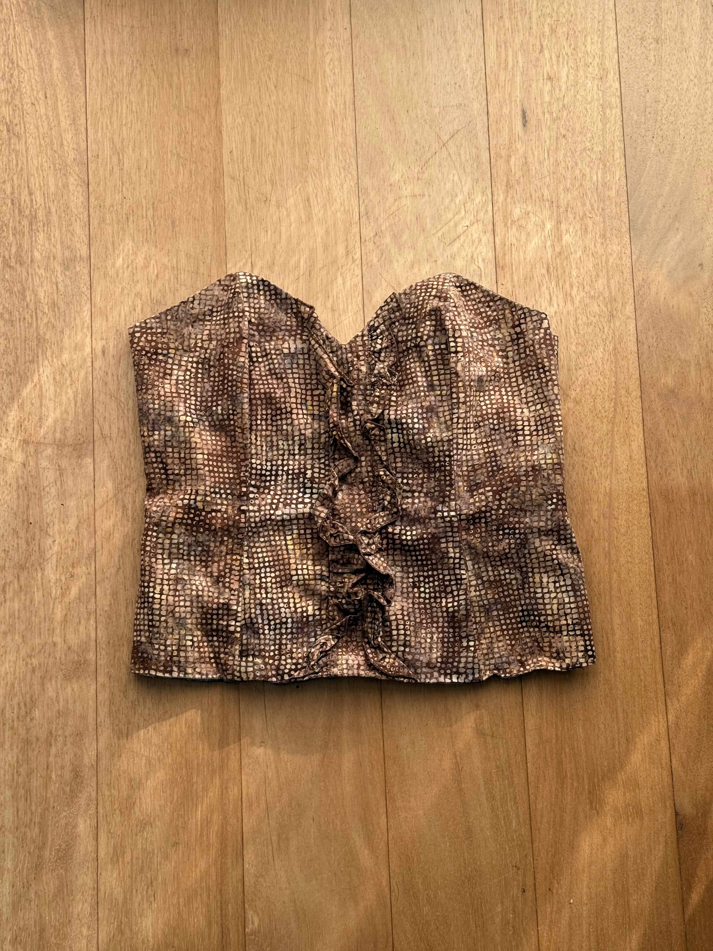 Iconic Lara Parker bodice, made in Aotearoa