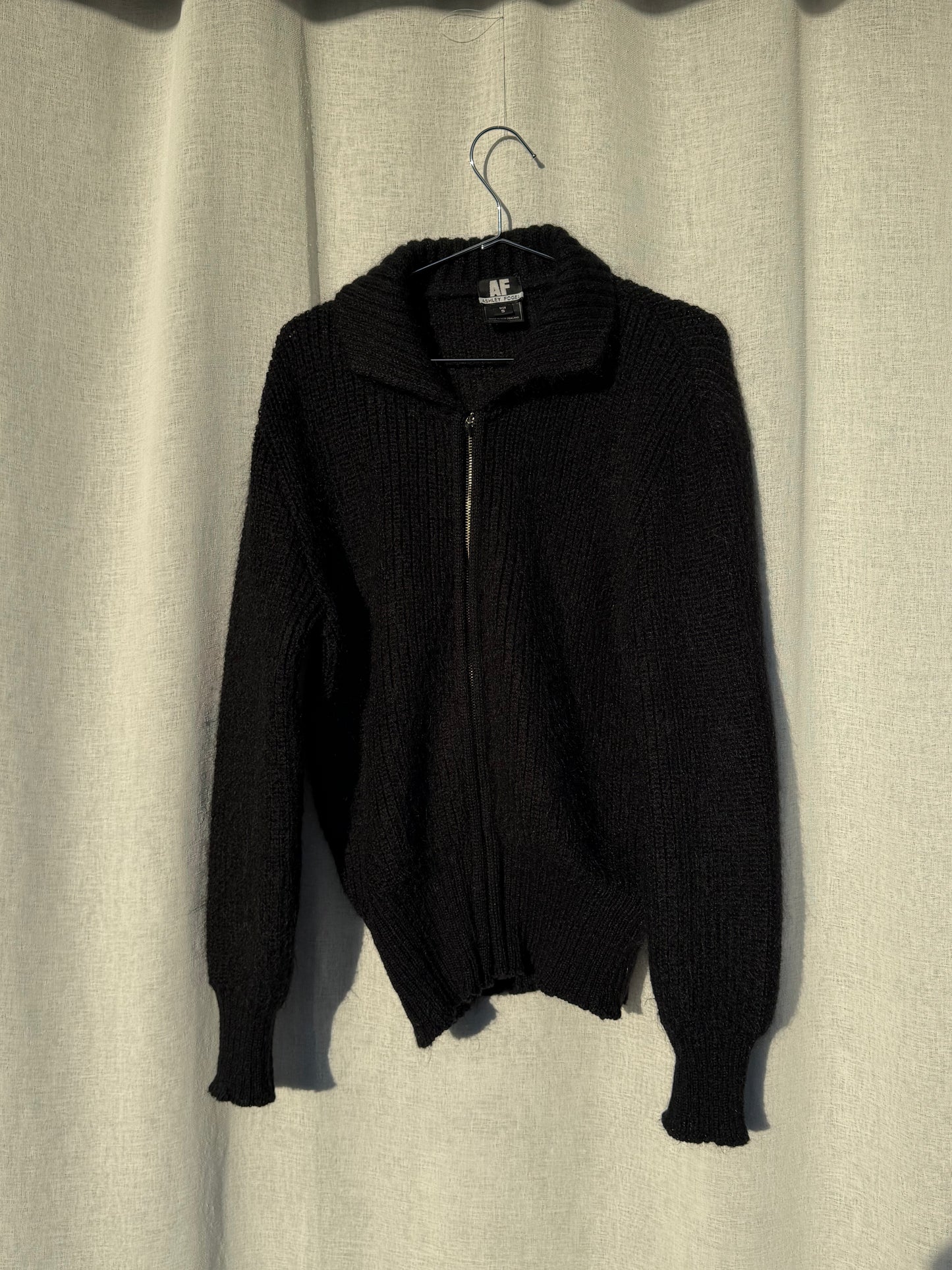 Vintage Ashley Fogel mohair blend knit, made in Aotearoa