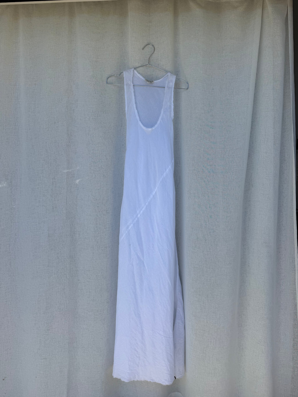 Sheer 100% cotton slip dress