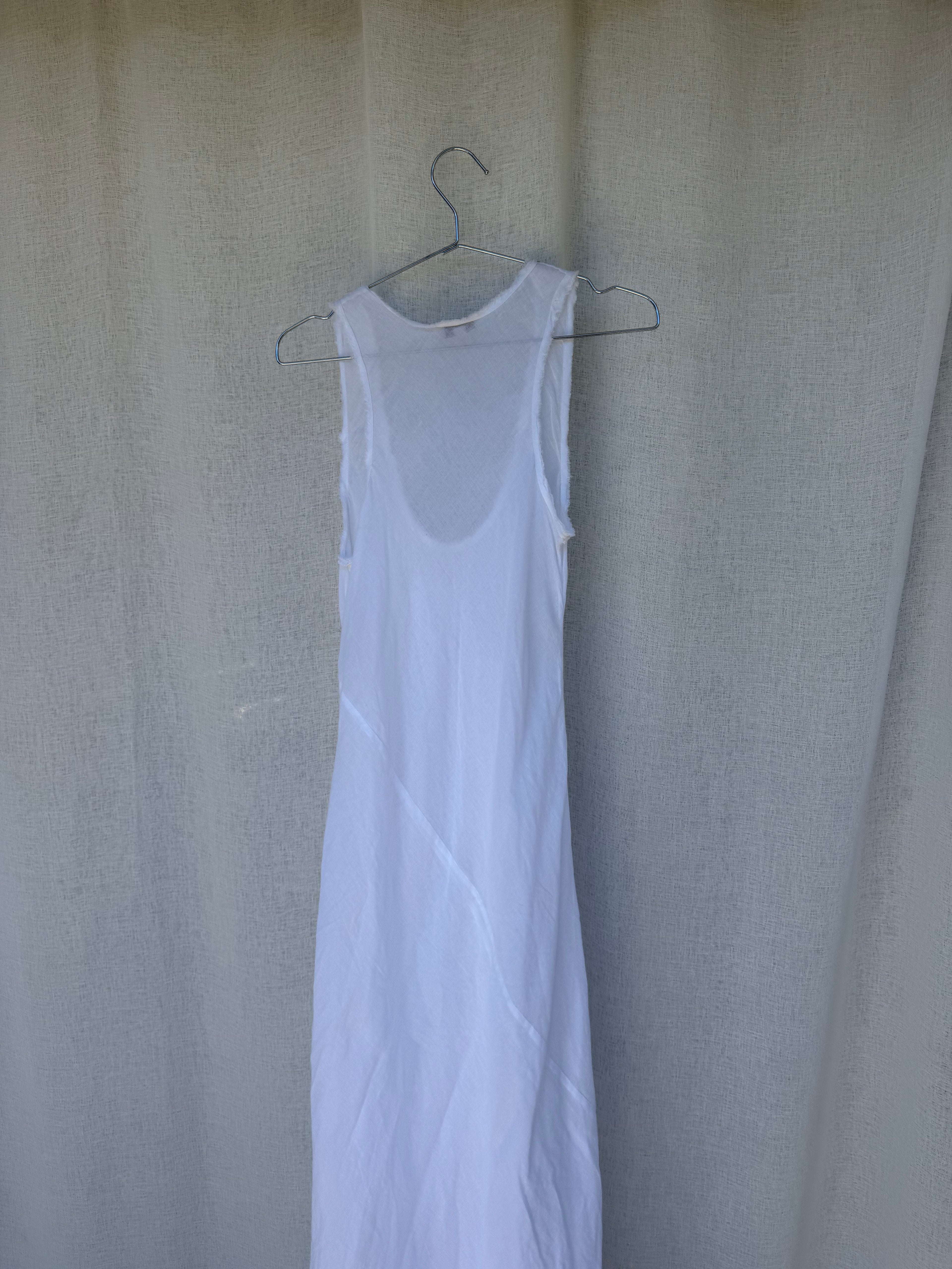 Sheer 100% cotton slip dress