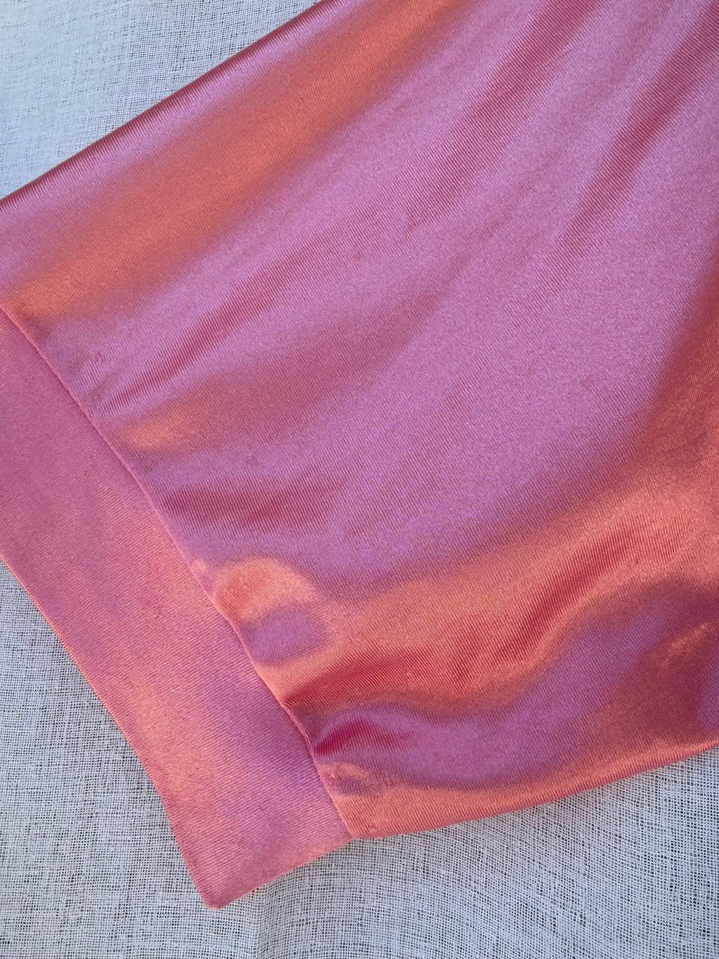 Vintage pink velour dressing gown