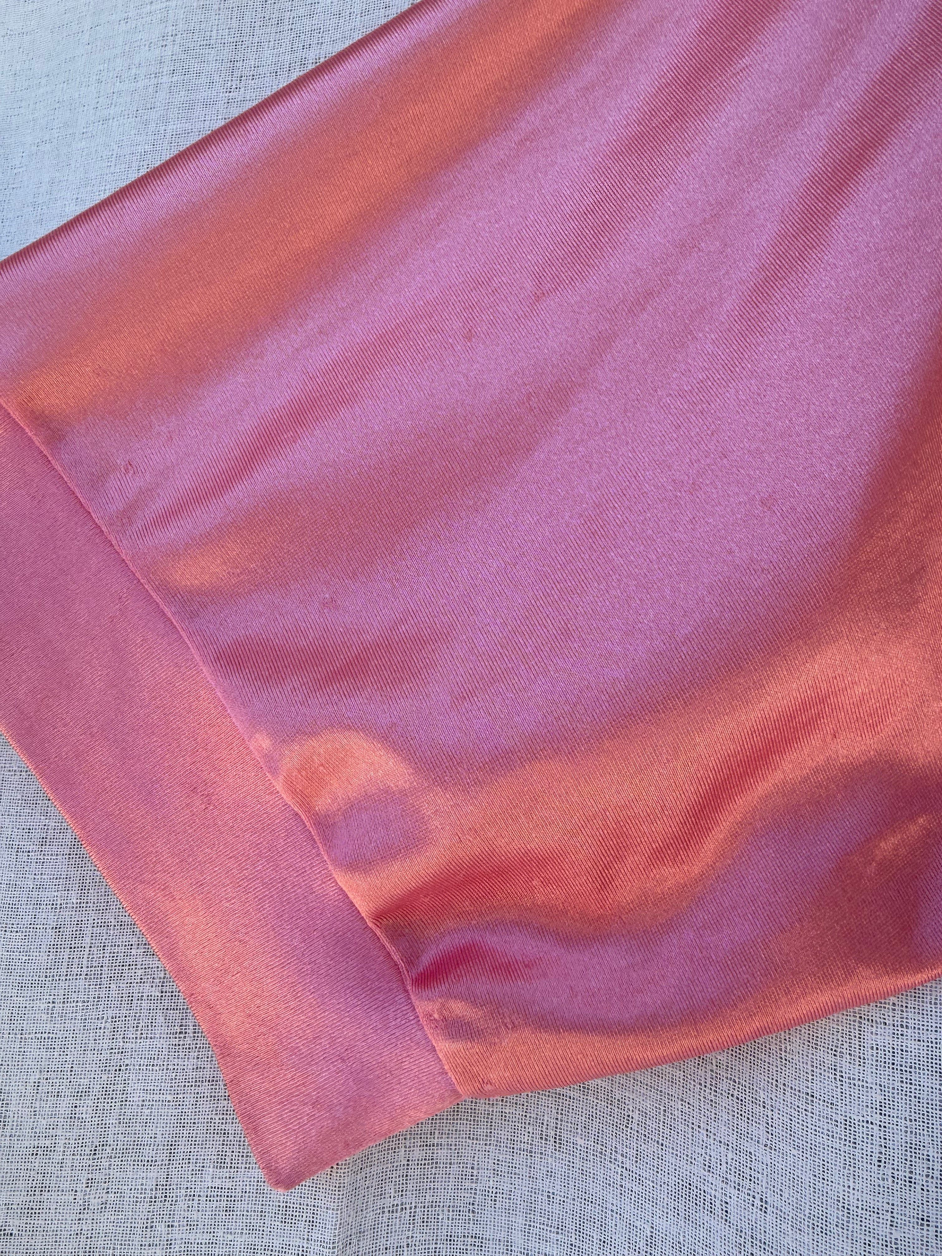 Vintage pink velour dressing gown