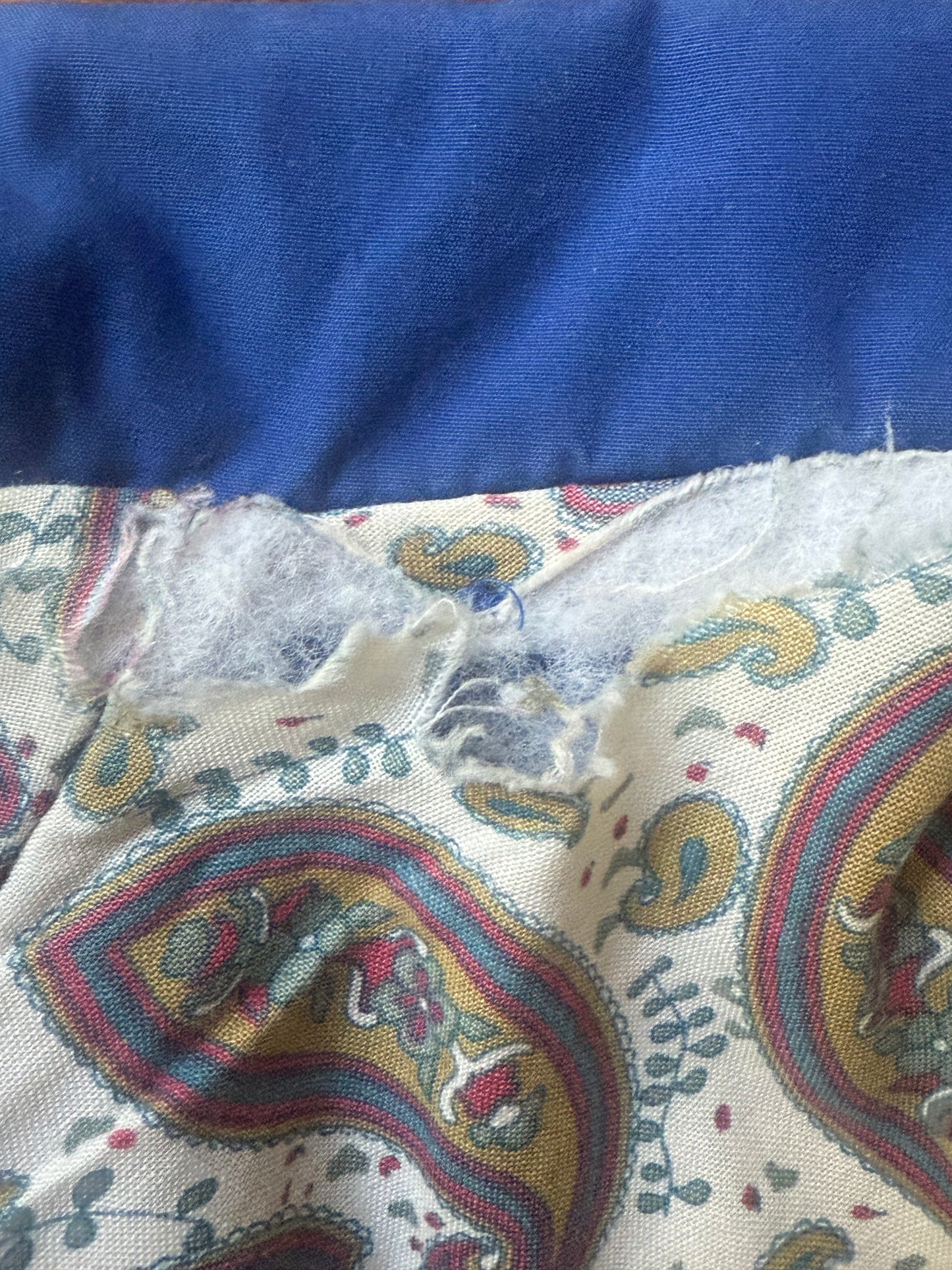 Vintage cosy blue jacket