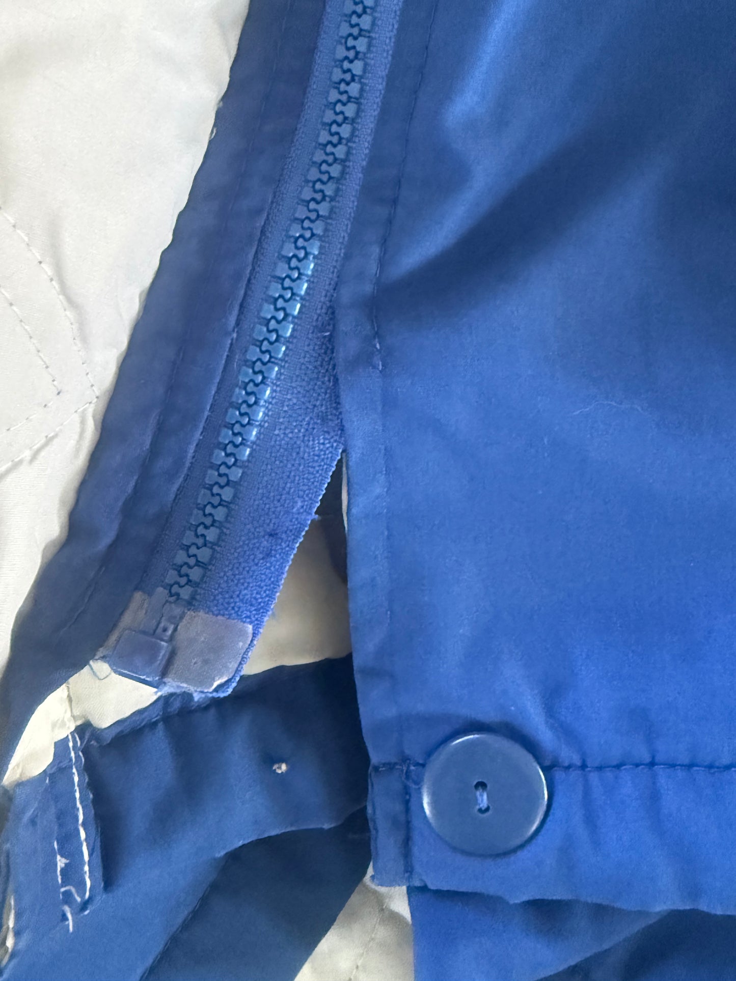 Vintage cosy blue jacket