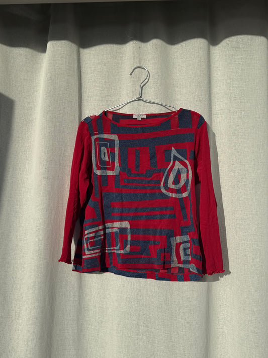 Vintage Vamp top, made in Aotearoa
